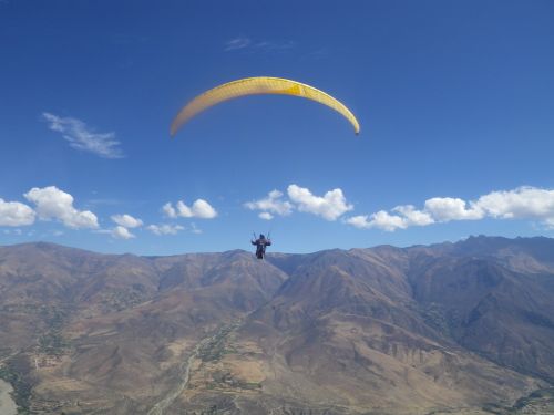 Jeff Cristol airborne, It was such a glorious day, except...