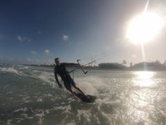 kitesurfing rocks all along the Cuban coast